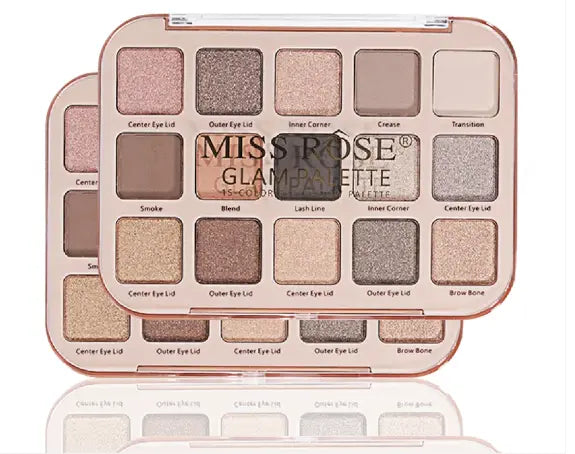 15 Colors Glam Palette