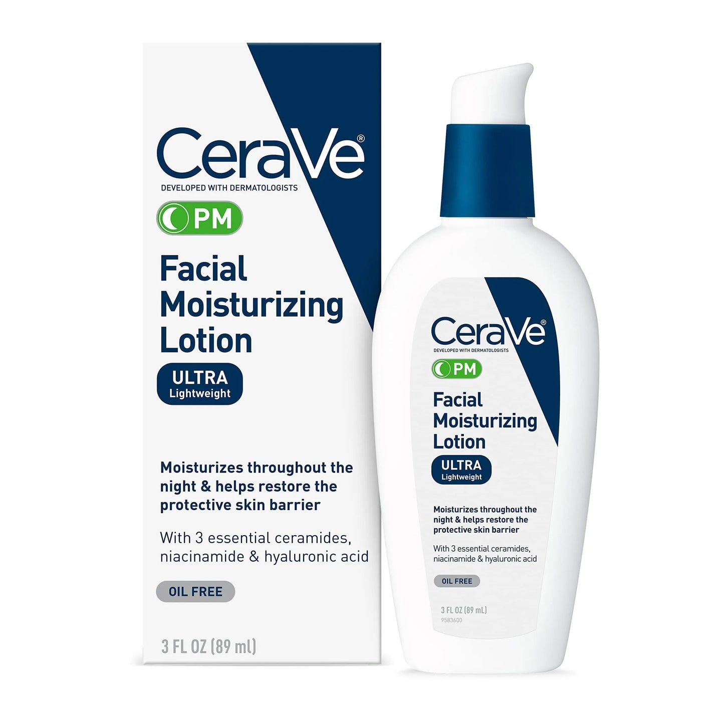 CeraVe - PM Facial Moisturizing Lotion ULTRA Lightweight 89mL
