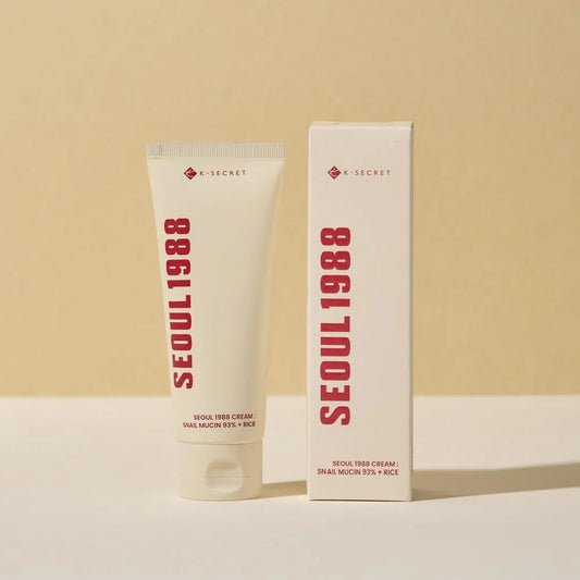 KSecret Seoul1988 Cream: Snail Mucin 93% + Rice 100ml