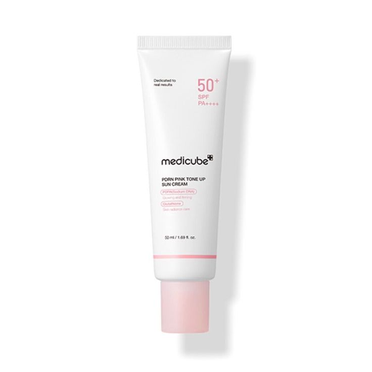 medicube PDRN Pink Tone Up Sun Cream SPF 50+ PA++++