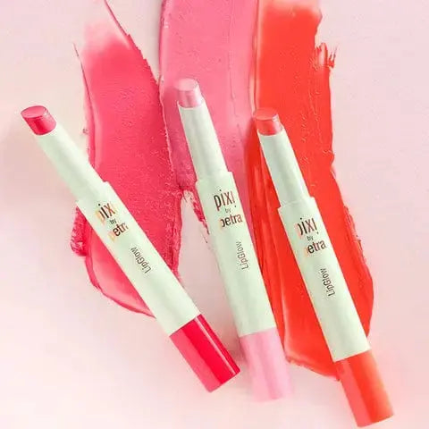 Bundle Offer (8 Pairs Reusable Eyebrow Stencils Kit + PIXI LIP GLOW)