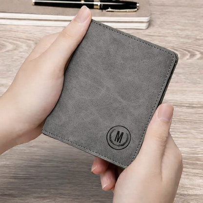 M-Design RFID Wallet for Men & Women – Compact Card Holder with Coin Pocket