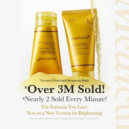 medicube Turmeric Overnight Wrapping Peel Off Mask